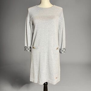 Blue Label Crestbridge Grey Luxury Sweater Dress Japan Size 38 or US 6